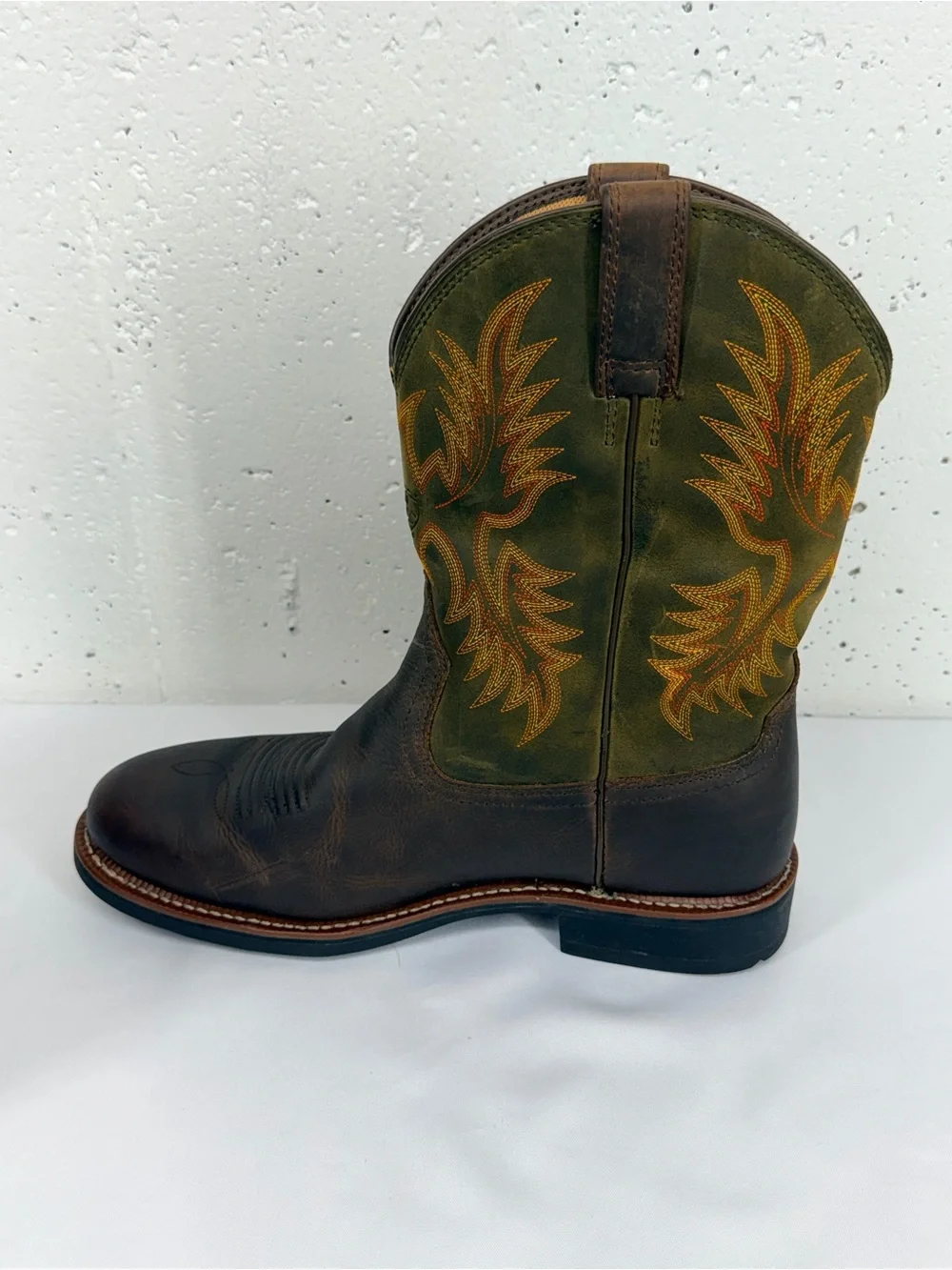 Ariat Men’s Size 11 D Sierra Brown Waterproof Western Pull On Boots